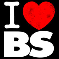 I ❤️ BS - GD72 Softstyle® Ladies' T-Shirt Design