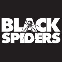 Black Spiders Logo - B640 Snapback Trucker Design