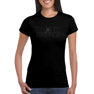 Grey Outline Logo - GD72 Softstyle® Ladies' T-Shirt Thumbnail