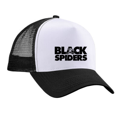 Black Spiders Logo - B640 Snapback Trucker Thumbnail