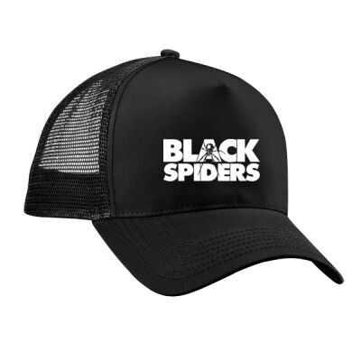 Black Spiders Logo - B640 Snapback Trucker Thumbnail